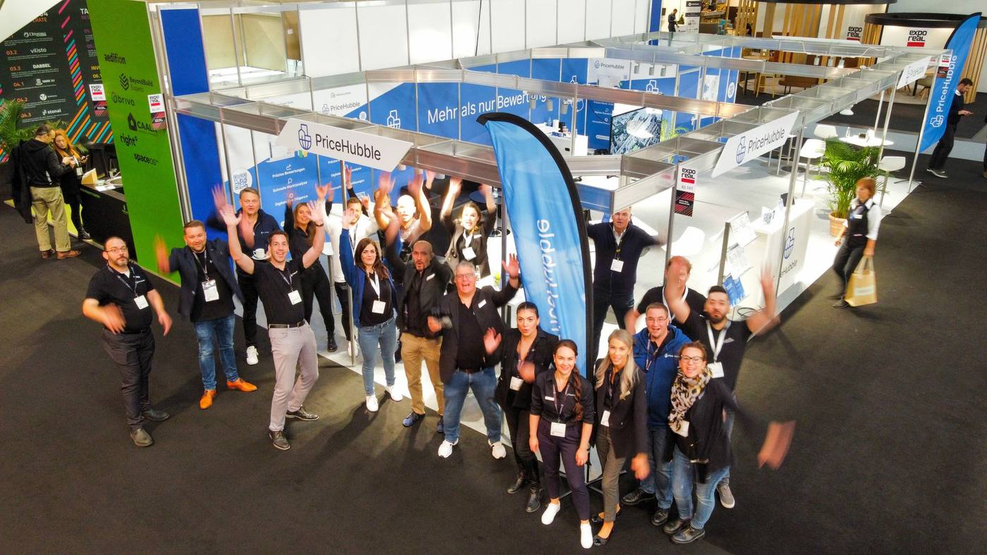 Das PriceHubble Team an der EXPO REAL 2022