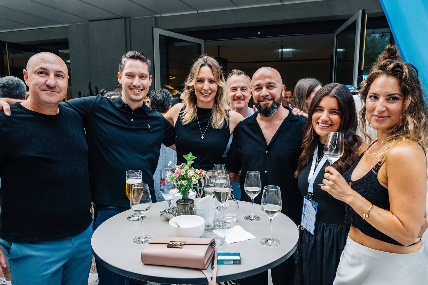 Mitarbeitende der Swiss Marketplace Group an der Firmenparty im Kempinski